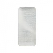 Dudson Makers Collection Jute Grey Organic Coupe Rect Platter 13 3/4X6 1/4inch