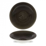 Churchill Stonecast Patina Iron Black Evolve Coupe Bowl 9.75inch