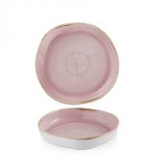 Stonecast Petal Pink Organic Walled Bowl 9 1/4inch