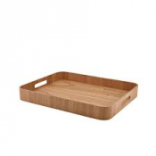 Light Wood Veneer Butlers Tray 50 x 38cm
