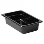 Gastronorm Polycarbonate Black 1/4 65mm 1.6L