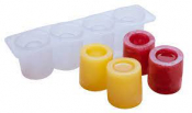 4 Cavity Silicone Shot Glass Mould - Clear