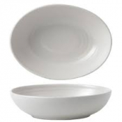 Dudson Evo Pearl Deep Oval Bowl 10 1/2X7 3/4inch