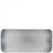 Dudson Harvest Flux Grey Organic Coupe Rect Platter 13 3/4X6 1/4inch