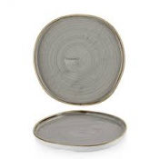 Stonecast Grey Organic Walled Plate 10 1/2inch
