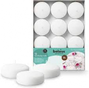 Maxi Floating Candle White 77x29mm (8 Trays of 12)