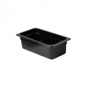 Gastronorm Polycarbonate Black 1/3 100mm 3.8L