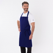 Dennys Bib Apron With Adjustable Halter - (No Pocket) Royal Blue