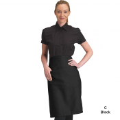 Dennys Waist Apron with Pocket Black