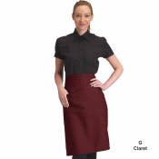 Dennys Waist Apron with Pocket Claret