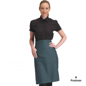 Dennys Waist Apron with Pocket Postman Blue