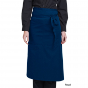 Dennys Bistro Apron with Pocket Royal Blue