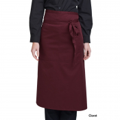 Dennys Bistro Apron with Pocket Claret