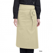 Dennys Bistro Apron with Pocket Ivory