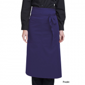 Dennys Bistro Apron with Pocket Purple