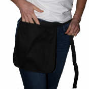 Tablet Apron with Pouch 11inchX10.5inch Black