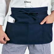 Dennys Money Pocket Apron Navy Blue