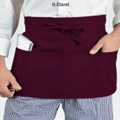 Dennys Money Pocket Apron Claret