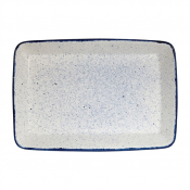 Churchill Stonecast Hints Indigo  Rectangle Baking Dish 15inch