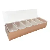 Condiment Dispenser Copper 6 Part 