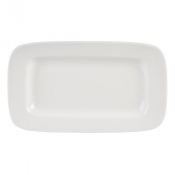 Simply Rimmed Rectangular Platter 26.4 x 15.3cm