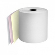 Till Roll White/Pink/Yellow 3ply 76mm x20 (064)