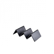 Fast Food Taco Stand Melamine Matt Black 2 Slot