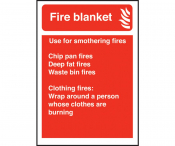 Fire Blanket Extinguisher Equipment Sign