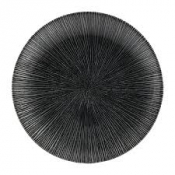 Churchill Studio Prints Agano Black Evolve Coupe Plate 10.25inch