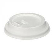 Sip Lid Moulded Fibre Lift & Lock White 8oz x1000