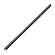 Paper Straws All Black 8inch 6mm x250