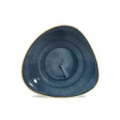 Churchill Stonecast Blueberry Triangle Shallow Bowl 8 1/4inchX8 1/4inch