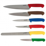 Knife Set Colour Coded & Knife Wallet 6 Piece