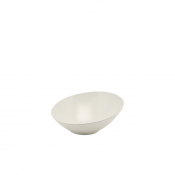 Melamine White Slanted Buffet Bowl 21cm
