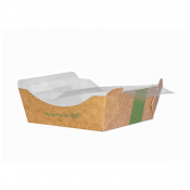 Food Tray Microflute With Sneeze Guard Film 4inch x570