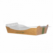 Food Tray Microflute With Sneeze Guard Film 7x4inch x380