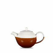 Churchill Monochrome Cinnamon Brown Profile Beverage Pot 15oz