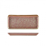 Terra Porcelain Rose Narrow Rectangular Platter 27 x 12.5cm
