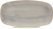 Churchill Stonecast Grey Chefs Oblong Plate 13 7/8X7 3/8inch
