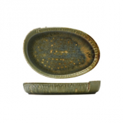 Kozo Porcelain Midori Oval Plate 28cm