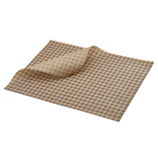 Greaseproof Paper Brown Gingham Print 35 x 25cm