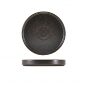 Terra Porcelain Black Presentation Plate 18cm