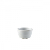 Melamine Matt White Ripple Ramekin 56ml/ 2oz