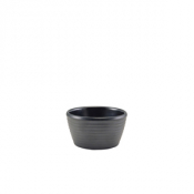 Melamine Matt Black Ripple Ramekin 56ml/ 2oz