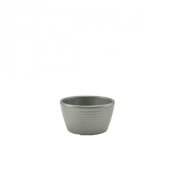 Melamine Matt Grey Ripple Ramekin 56ml/ 2oz