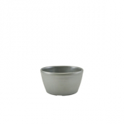 Melamine Matt Grey Ripple Ramekin 113ml/ 4oz