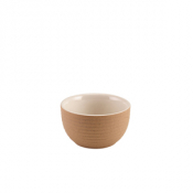 Kava White Stoneware Ribbed Ramekin 9cl/ 3oz