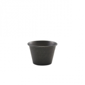 Ramekin Vintage Steel Black 2.5oz
