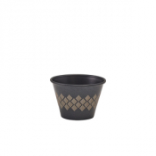 Metallic Black Diamond Ramekin 71ml/ 2.5oz
