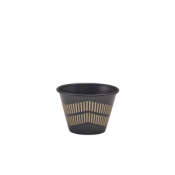 Metallic Black Lined Ramekin 71ml/ 2.5oz